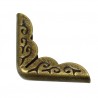 8 angles Protège Coins  coloris Bronze Antique 21 x 21mm (03/05)