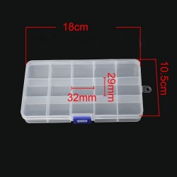 Boîte de Rangement 15 compartiments ajustable (12/02)