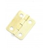 4 mini charnières pour boite coloris doré 16 mm (06/11)