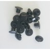 100 rivets a viser noir 8 x 8 mm (G03/02)