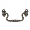 Poignée pour tiroirs, valises, coloris bronze 7.4 cm (09/06)