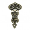 Fermoir de boite coloris bronze 6,3 x 4,8 cm (08/06)