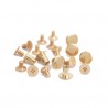 8 rivets a visser Doré 8 x 7 mm  (13/06)