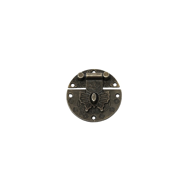 Fermoir coloris bronze dimension 3.9 cm(13/10)