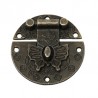 Fermoir coloris bronze dimension 3.9 cm(13/10)