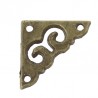 4 coins coloris bronze 20 mm x 20 mm (12/08)
