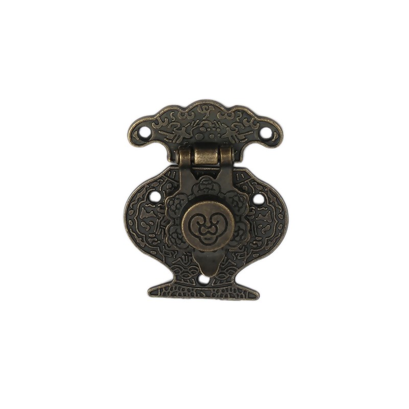 Fermoir de boîte coloris bronze 4.4 cm x 4.1cm (16/06)