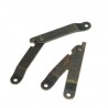 2 compas charnière pour boîte coloris bronze  6.7 cm x 1.1 cm (13/09)