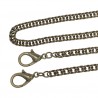 Chaine de sac coloris bronze 1.20 m (13/10)