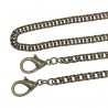 5 chaînes de sac coloris bronze 1.20 m (G24/08)