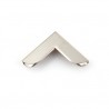 4 Protège Coins angles coloris chromé  30 mm x 30 mm (14/02)