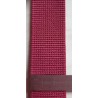 Sangle 30 mm coloris cassis polycoton