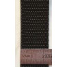 Sangle 25 mm coloris noir polypropylène