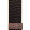 Sangle 25 mm tissage chevron coloris noir nylon