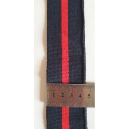 Bande de bord côte 106 cm marine et rouge (B09)