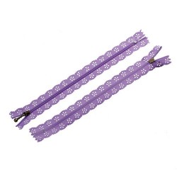 10 Zips dentelle violet. 20...